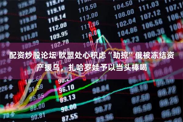 配资炒股论坛 欧盟处心积虑“劫掠”俄被冻结资产援乌，扎哈罗娃予以当头棒喝